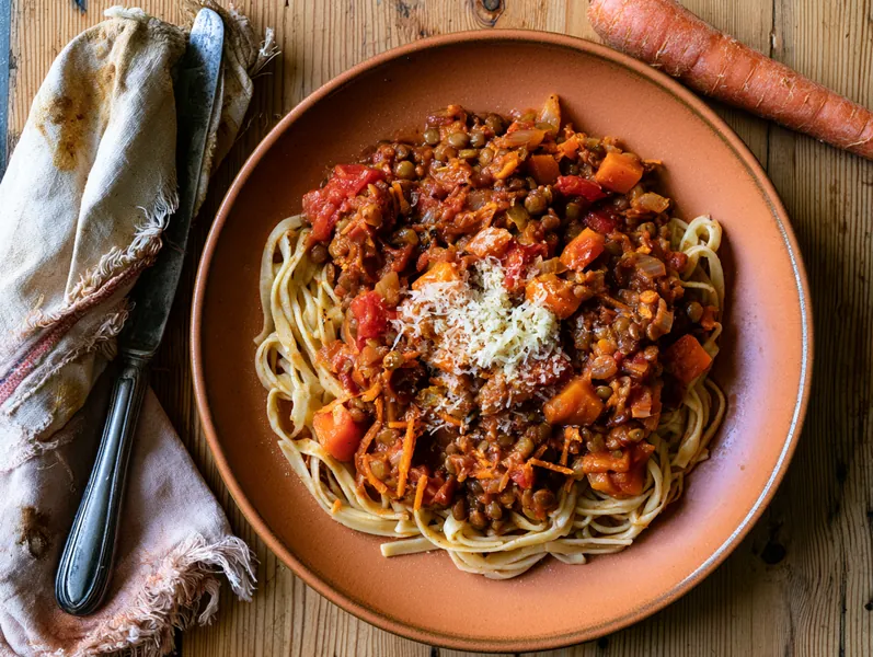 Vegetarisk bolognese - Planomo